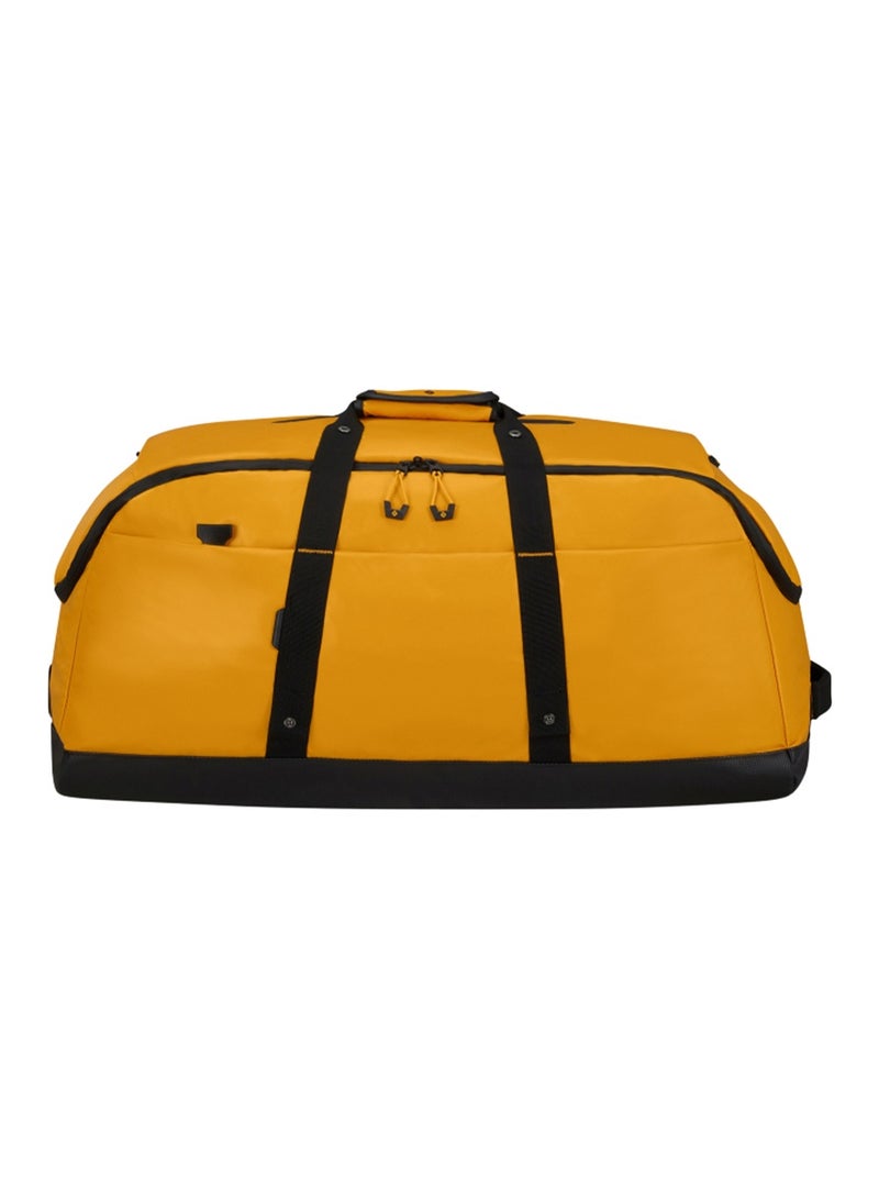 Samsonite Ecodiver Duffle Bag L Yellow|Reflective Pattern|Spacious Interior|Water Repellent Material|Recyclex Material Technology - 2 Years International Warranty - Image 4