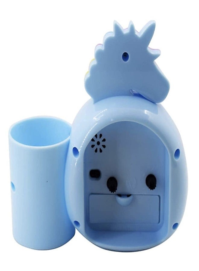 ARTLABEL Plastic Cute Cartoon Theme Desk Alarm Digital Clock For Kids (Multicolour, 14 X13 X 4Cm) (Unicorn (White)) - Image 5