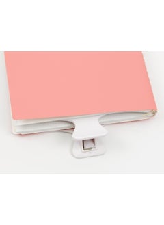 SUNSTAR Ukanmuri Clip Silent White Book and Notebook Clip  - Image 4