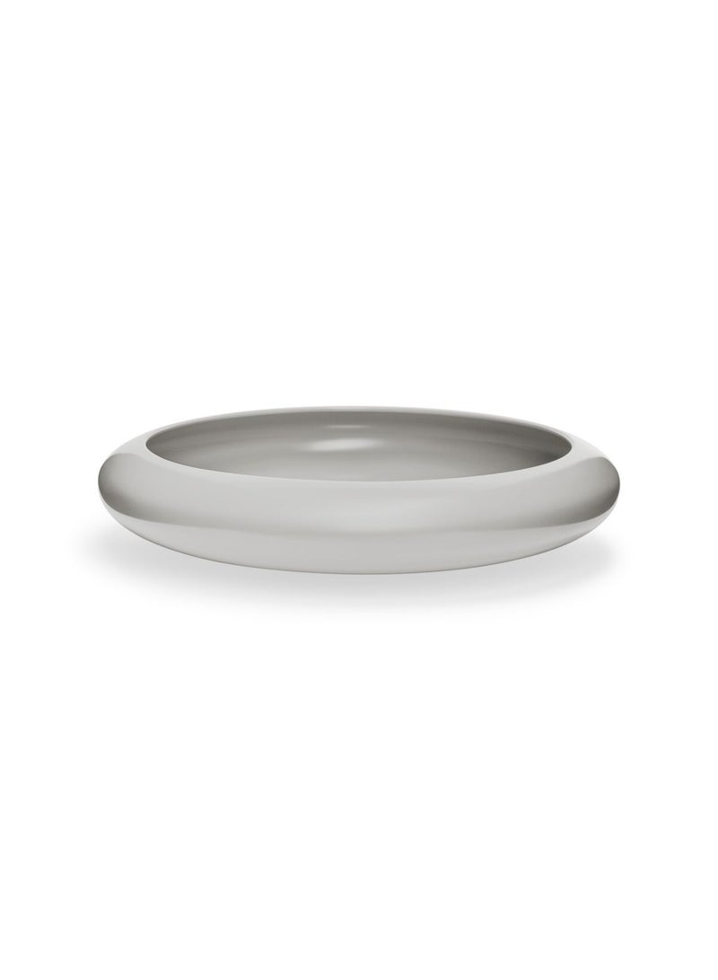 Fatboy Oloha Bowl with Rechargeable Lamp | Multifunctional | Lamp: ABS and silicone | Shade: Steel | Suitable for Indoor & Outdoor Use | Stepless dimmable | (37.5 x 8.2 cm) Large, Light Grey - Image 5