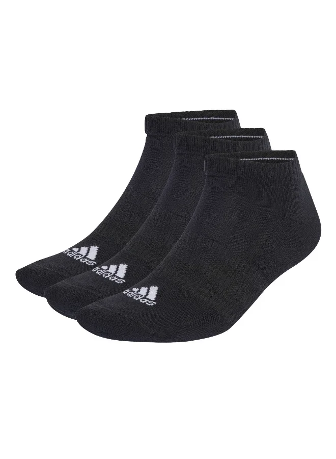 اديداس Adidas C Spw Low 3P Black Training Socks For Unisex 10K - 11.5K