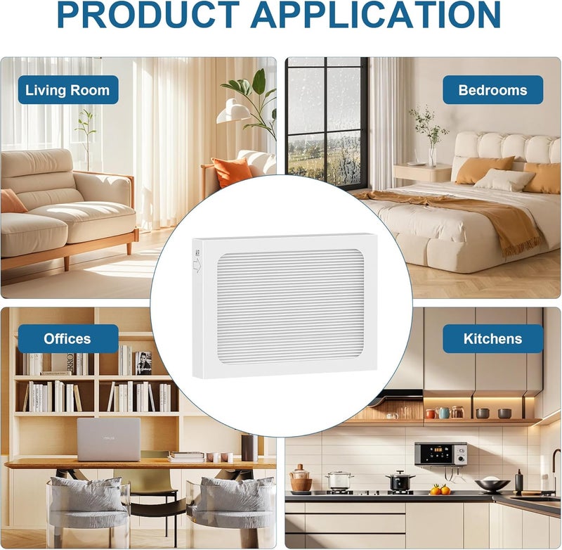 VOVAV 9 x 11 x 1 Air Filter for Santa Fe Compact70 Dehumidifier Ultra70 Element Compact2 UA 65H, 4 Pack - Image 5