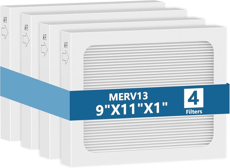 VOVAV 9 x 11 x 1 Air Filter for Santa Fe Compact70 Dehumidifier Ultra70 Element Compact2 UA 65H, 4 Pack - Image 1