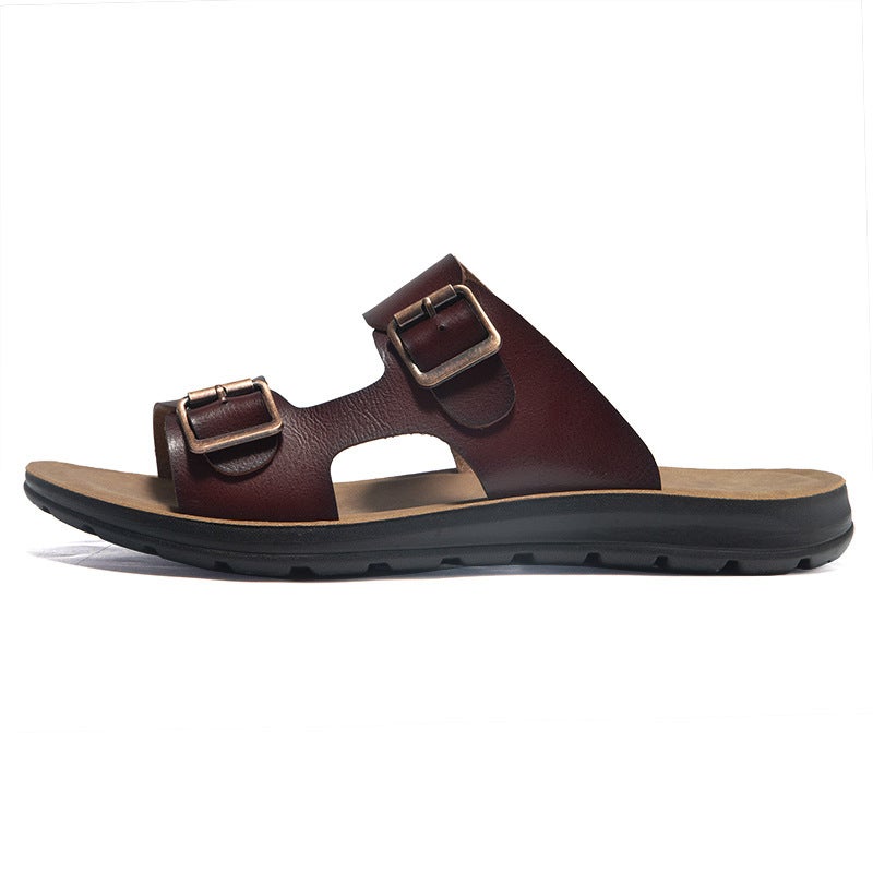 Dropshipping Sandals For Men, New Summer Beach Shoes, Fashion Flip-Flops, Casual Sandals - Image 1