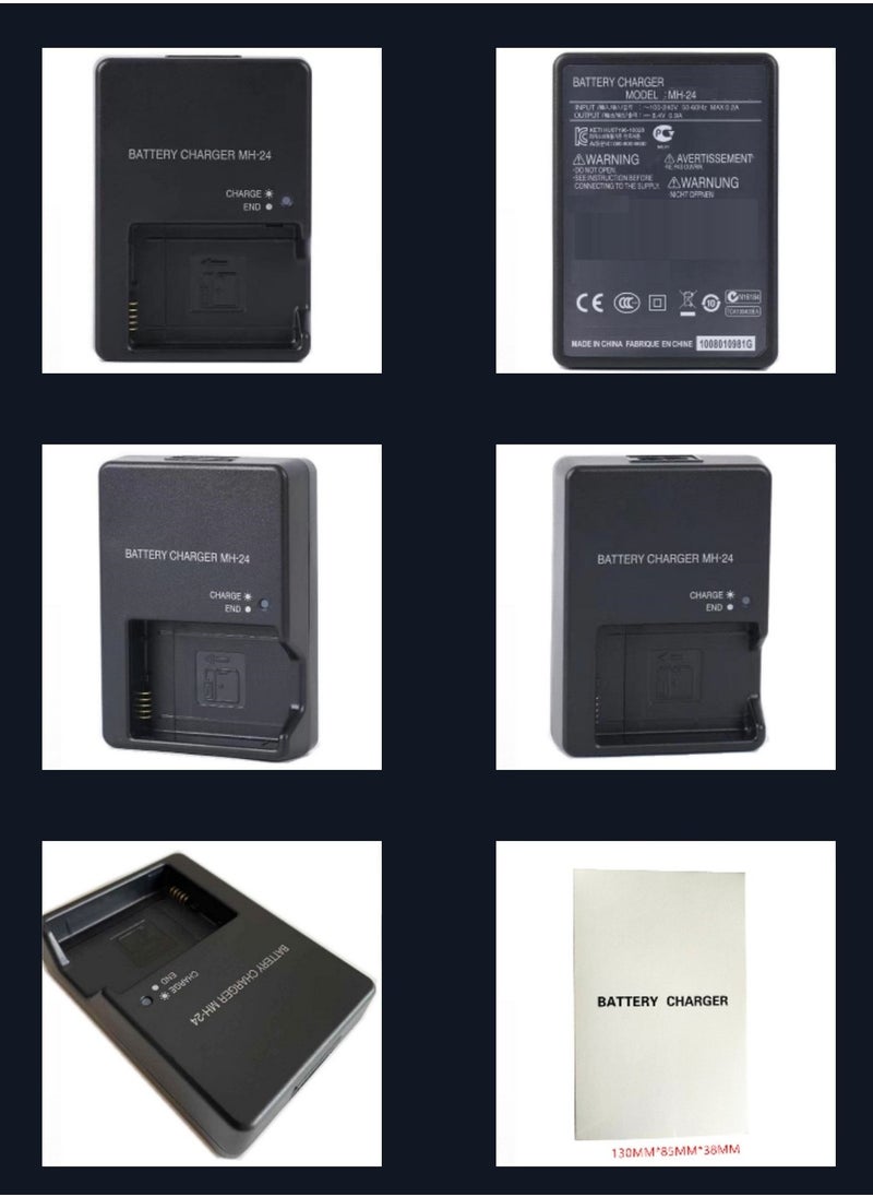 Gasin - MH24 Battery Charger For Nikon Black - Image 1