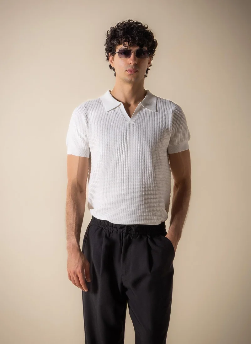 شايبس TEXTURED POLO SHIRT