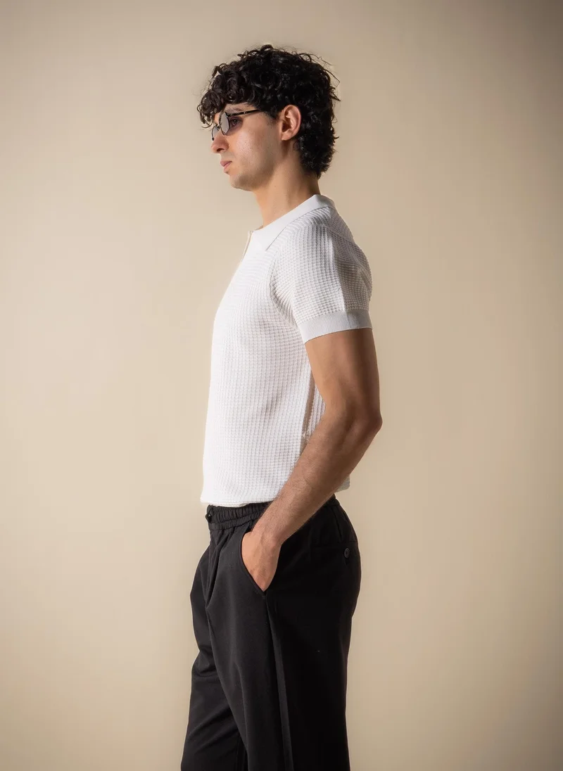 Shapes  TEXTURED POLO SHIRT for Men | Best Price UAE