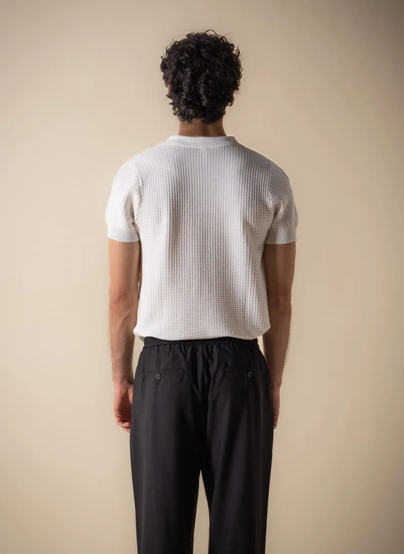Shapes  TEXTURED POLO SHIRT for Men | Best Price UAE