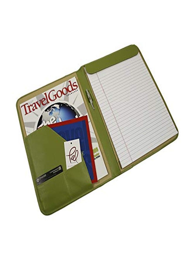 Piel Leather Letter-Size Padfolio, Black, One Size - Image 3