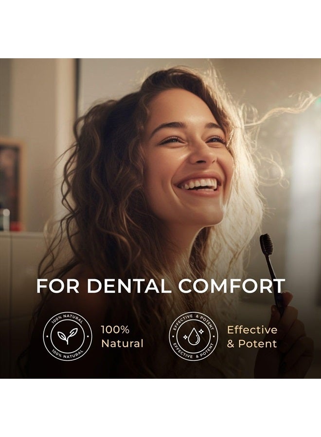 gya labs زيت القرنفل للعناية بالفم - زيت القرنفل الأساسي الطبيعي للعناية بالفم - زيت القرنفل الأساسي - زيت القرنفل للشعر والبشرة والأسنان واللثة - رائحة ترابية وتوابل - 100% طبيعي (0.34 أونصة سائلة) - Image 3