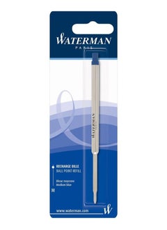 Waterman Waterman Ballpoint Pen Refill, Medium Point, Blue Ink, 1 Count 1 Count (Pack of 1)  - Image 2