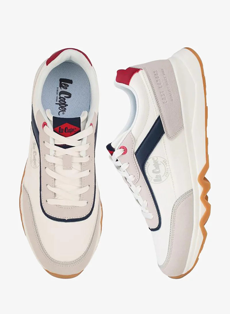 Men Lace-Up Ankle Sneakers