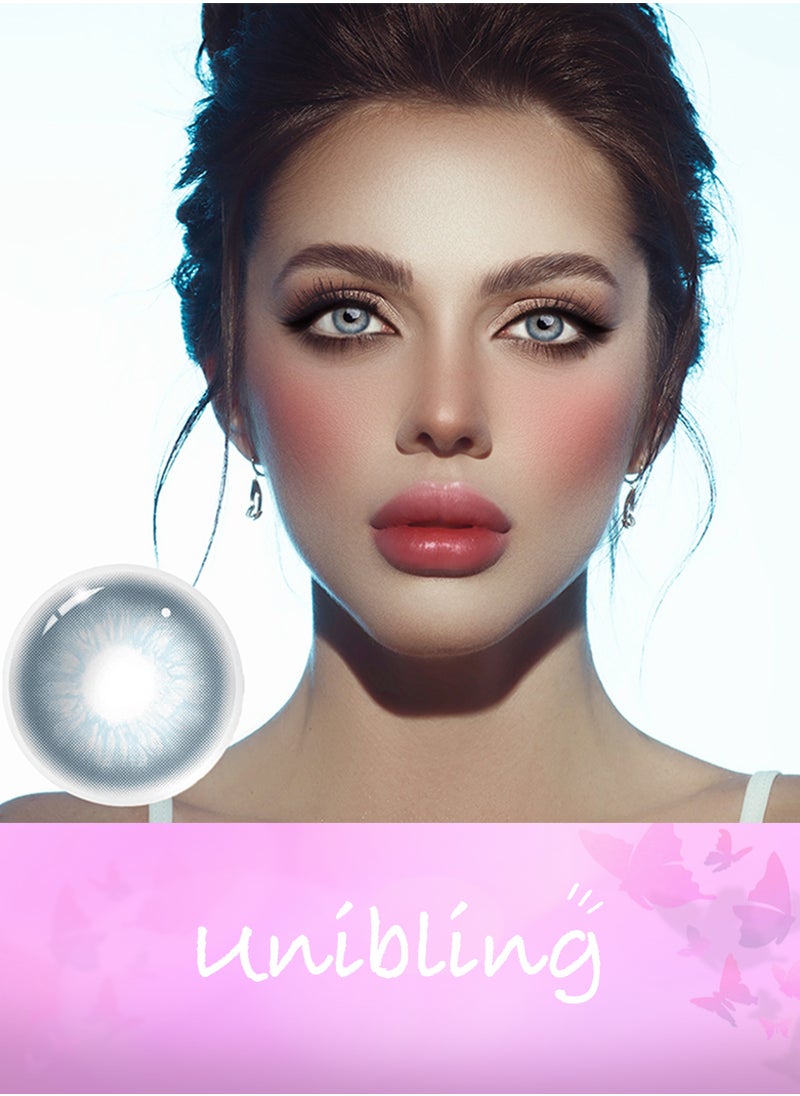 يونيبلينغ - عدسات لينز ازرق جليدي (سنوية) - Image 1