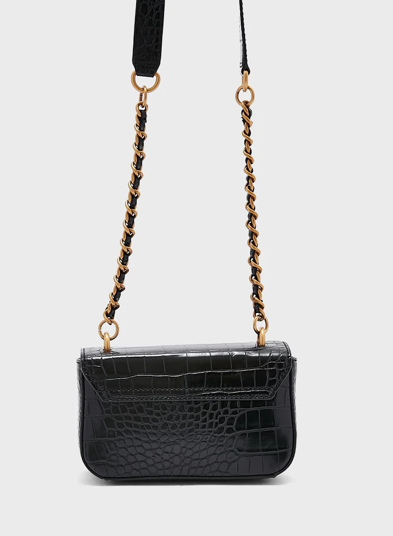 GUESS Didi Chain Detailed Crossbody Bag