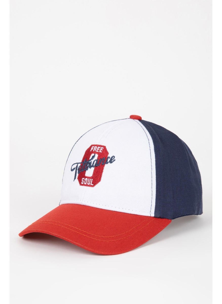 DeFacto Boy Embroidered Cotton Baseball Basketball Cap  - Image 4