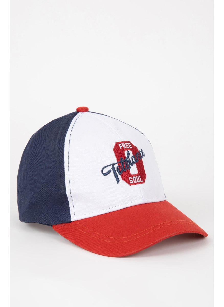 DeFacto Boy Embroidered Cotton Baseball Basketball Cap  - Image 3