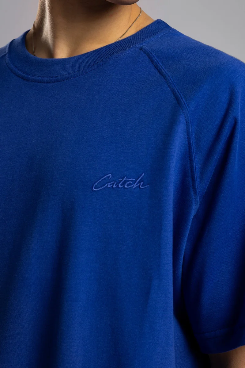 Catch Catch Embroidered Raglan Sleeve Basic T-shirt