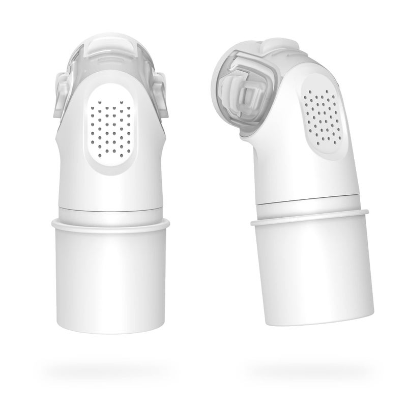 IBEET 2PCS Replacement Elbow for Airfit N20 Connect to 22mm Hose Directly IBEET QuickRelease 360Degree Rotatable Replacement Supplies