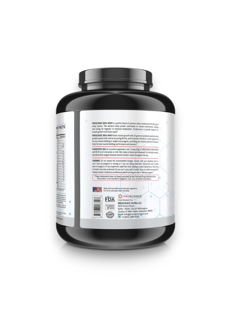 Proscience Nutra 100% بروتين مصل اللبن، بروتين مصل اللبن الأنابولي، نكهة الفراولة، 5 رطل - Image 2