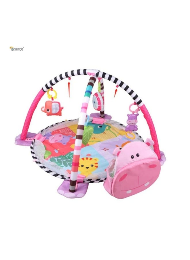 لعبة حصيرة أنشطة مع حوض كرات للأطفال – 3 في 1 - Image 2