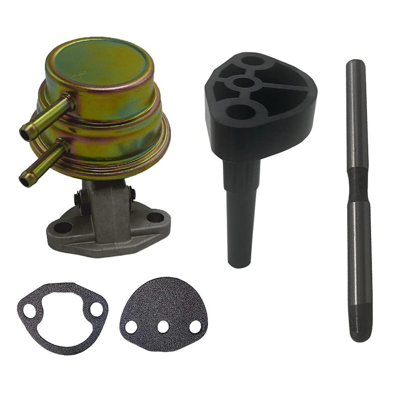 DASPARTS 113127025G Fuel Pump Kit including 113127025G(Fuel Pump) 113127303(Flange) 113127307A(100mm Short Drive Rod, Alternator Style), Beetle, Super Beetle 1973-1974 - Image 5