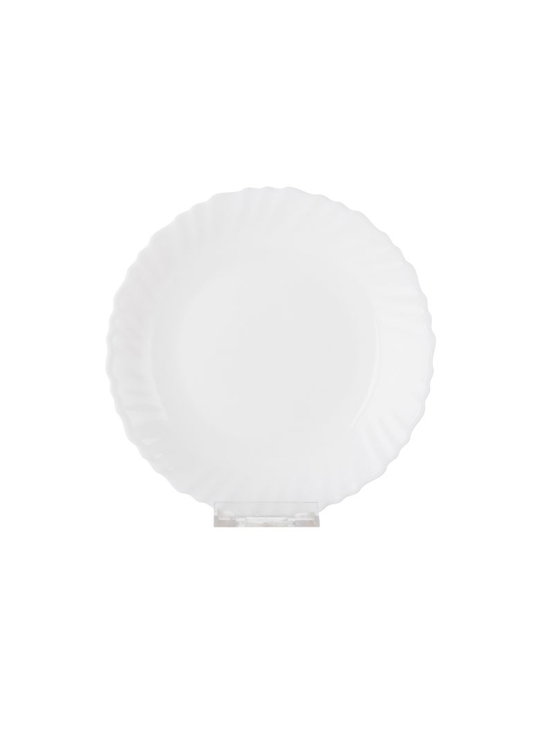 لومينارك صحن حلا لومينارك لون أبيض ساده مقاس 19 سم - Image 2