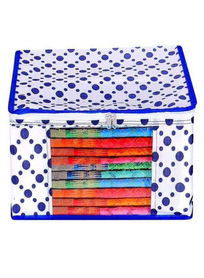 Shaping Fabric Garment Cover Non-Woven 90 GSM with Transparent Window & Double Metal Zipper - Pack of 1 | Dustproof Clothes Storage Bag for Sarees, Suits, Jackets, Shirts SCXLRL1582493517524148523953 - Image 1