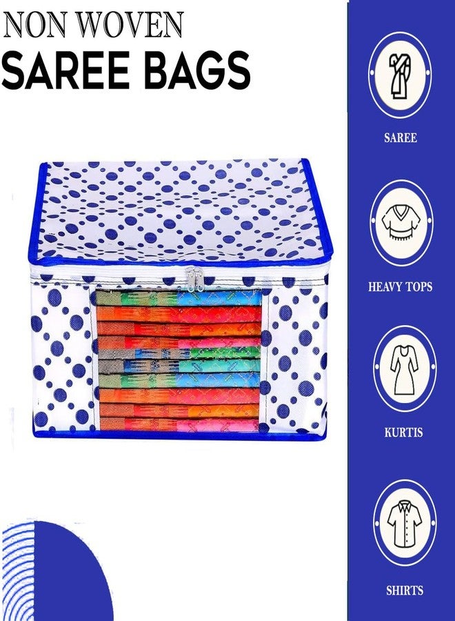 Shaping Fabric Garment Cover Non-Woven 90 GSM with Transparent Window & Double Metal Zipper - Pack of 1 | Dustproof Clothes Storage Bag for Sarees, Suits, Jackets, Shirts SCXLRL1582493517524148523953 - Image 2