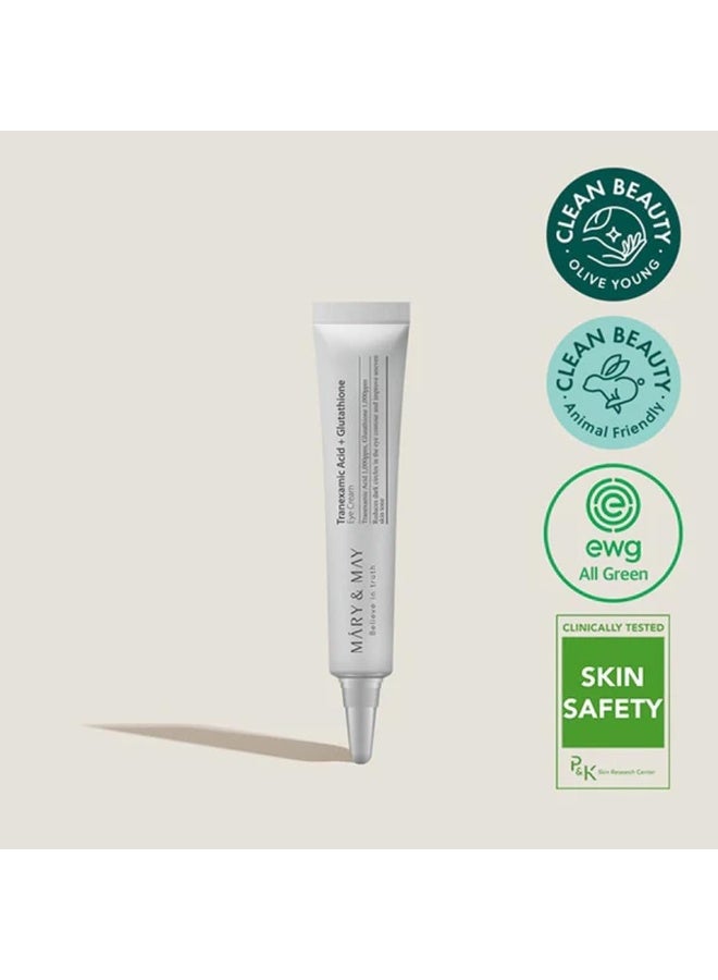 MARY & MAY Tranexamic Acid + Glutathion Eye Cream 12ml Without Box - Image 5