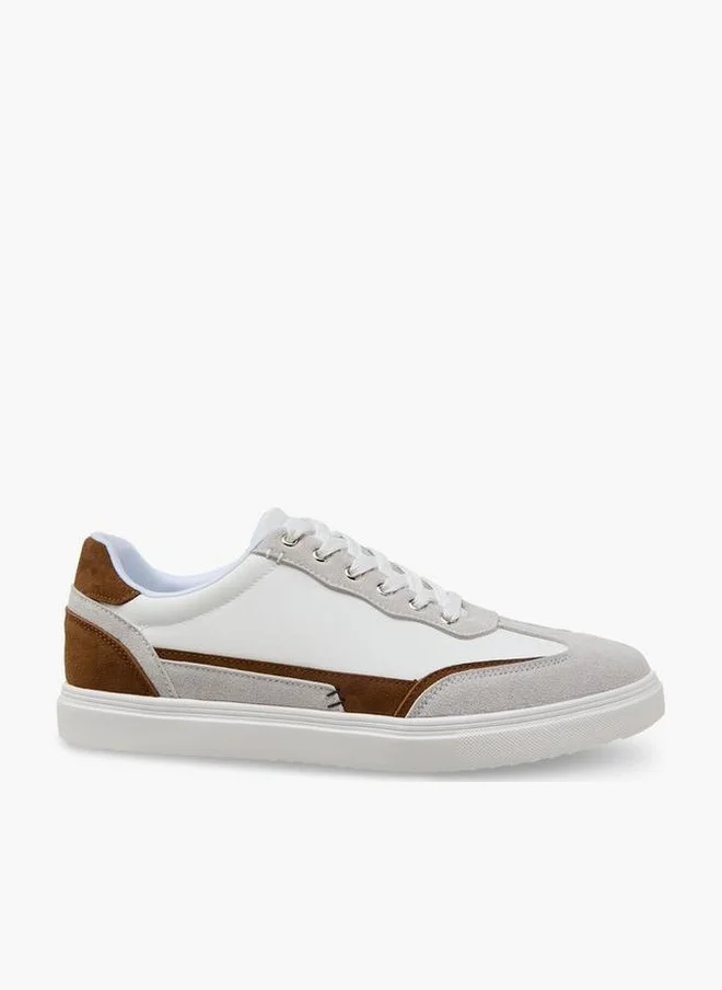 ال بي ال من شو اكسبرس Men Panelled Lace-Up Sneakers