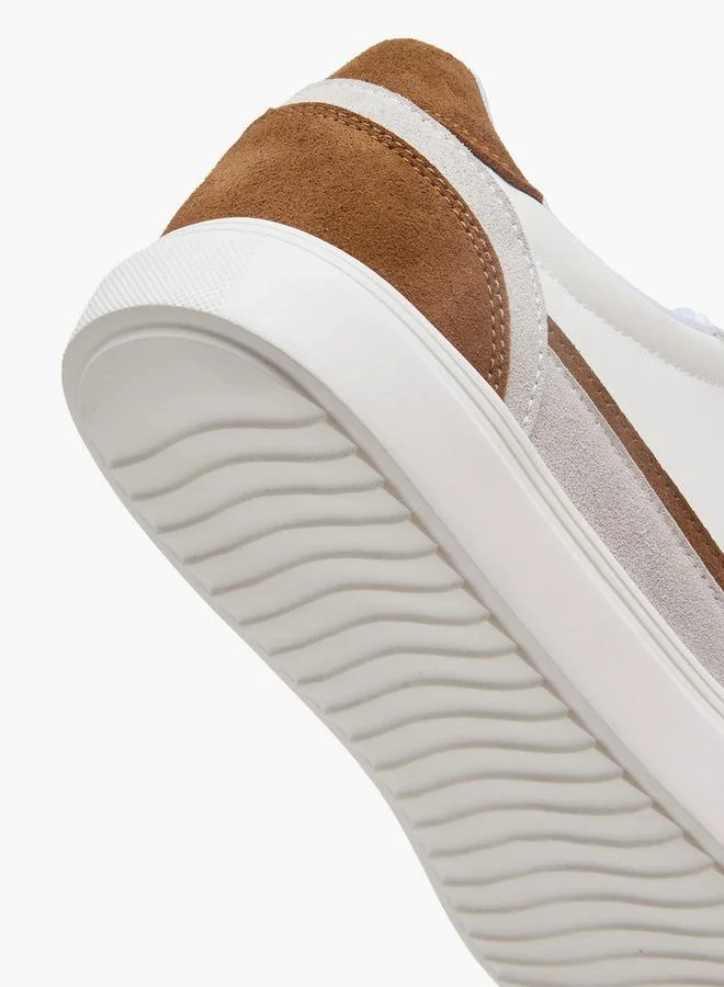 LBL by Shoexpress WHITE Men Panelled Lace-Up Sneakers for Men | Best Price UAE