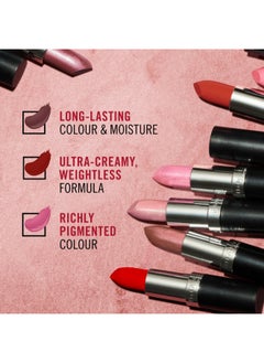RIMMEL LONDON Lasting Finish Satin Lipstick - 380 - Plum Pillow, 4g  - Image 4