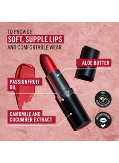 RIMMEL LONDON Lasting Finish Satin Lipstick - 380 - Plum Pillow, 4g  - Image 3