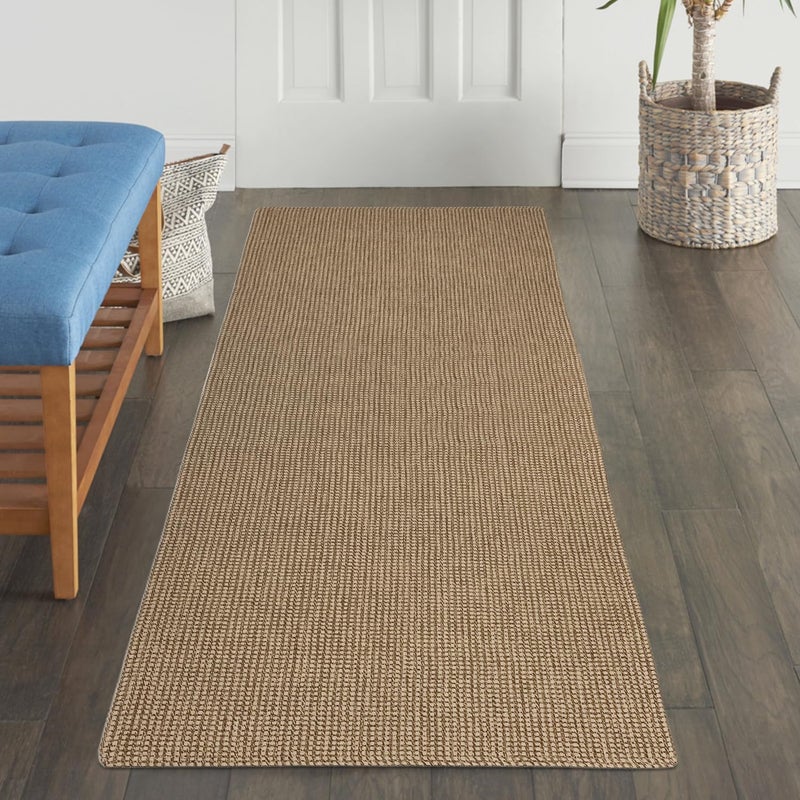 KOZYFLY Boho Hallway Runner Rug 2x5 ft Washable Hallway Carpet Runner Natural Rubber Backed Kitchen Rug Cotton Entryway - Image 1