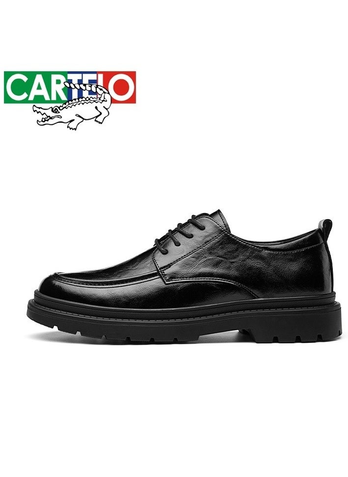 CARTELO Men's Leather Shoes, Business Casual Shoes  - Image 1