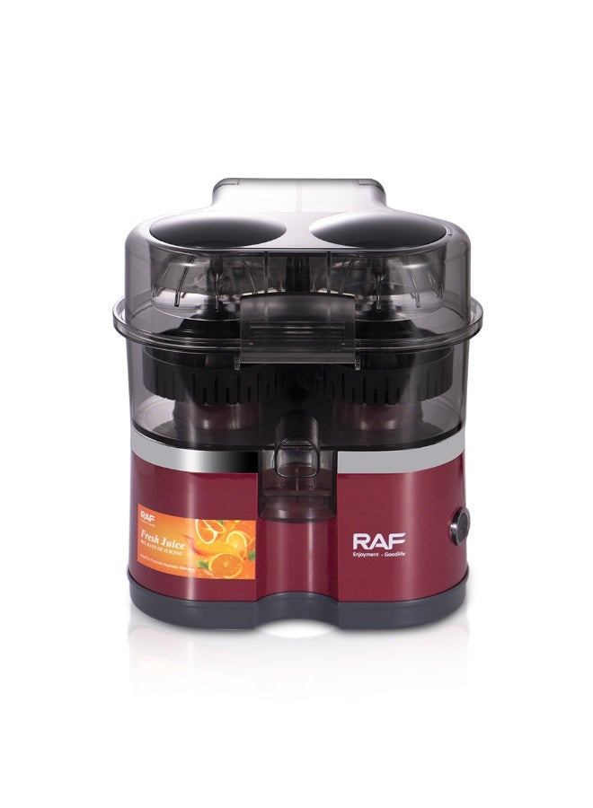 RAF Citrus Juice Maker 100W, Dual Cone Rotation, BPA-Free, 300ml Capacity, Powerful Orange Lemon Extractor – Model EJ-33704 - Image 4