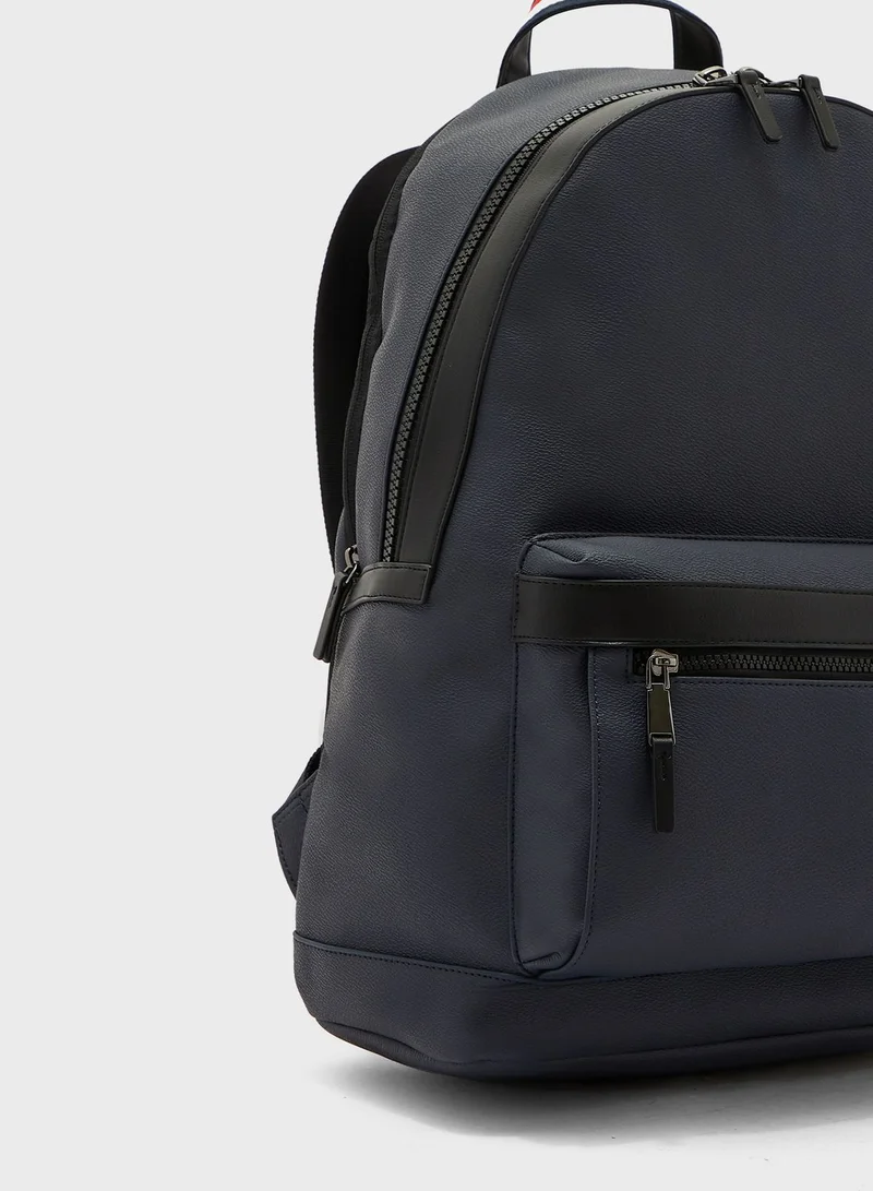 TOMMY HILFIGER Coated Canvas Backpack