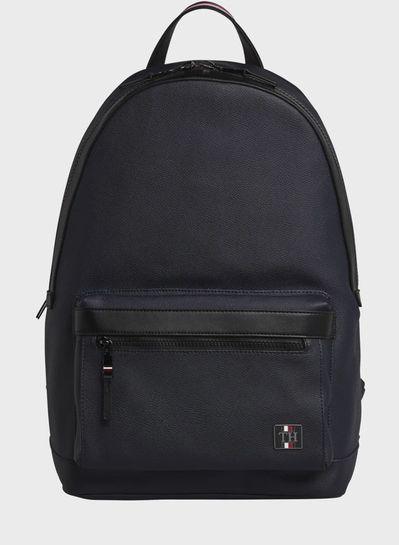 TOMMY HILFIGER Coated Canvas Backpack