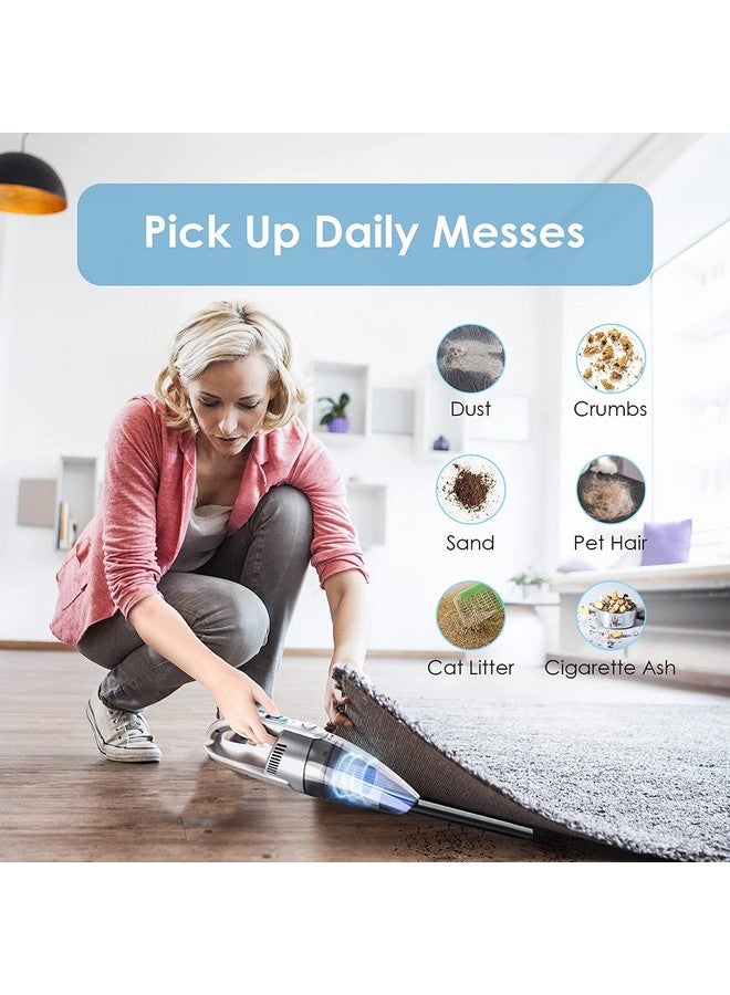 Oraimo Handheld Vacuum Cleaner for Home and Car | Powerful 120W Motor & 5.5 Kpa Suction Power | Ideal for Dust & Small Dirt Removal | Lightweight, Portable with Small Body | 2 Attachments - Image 3