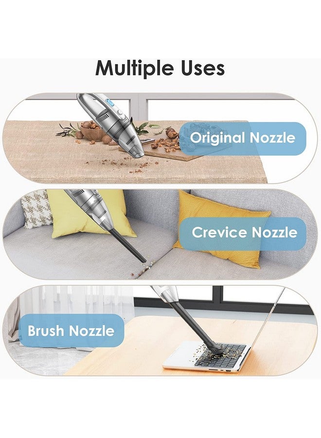 Oraimo Handheld Vacuum Cleaner for Home and Car | Powerful 120W Motor & 5.5 Kpa Suction Power | Ideal for Dust & Small Dirt Removal | Lightweight, Portable with Small Body | 2 Attachments - Image 5