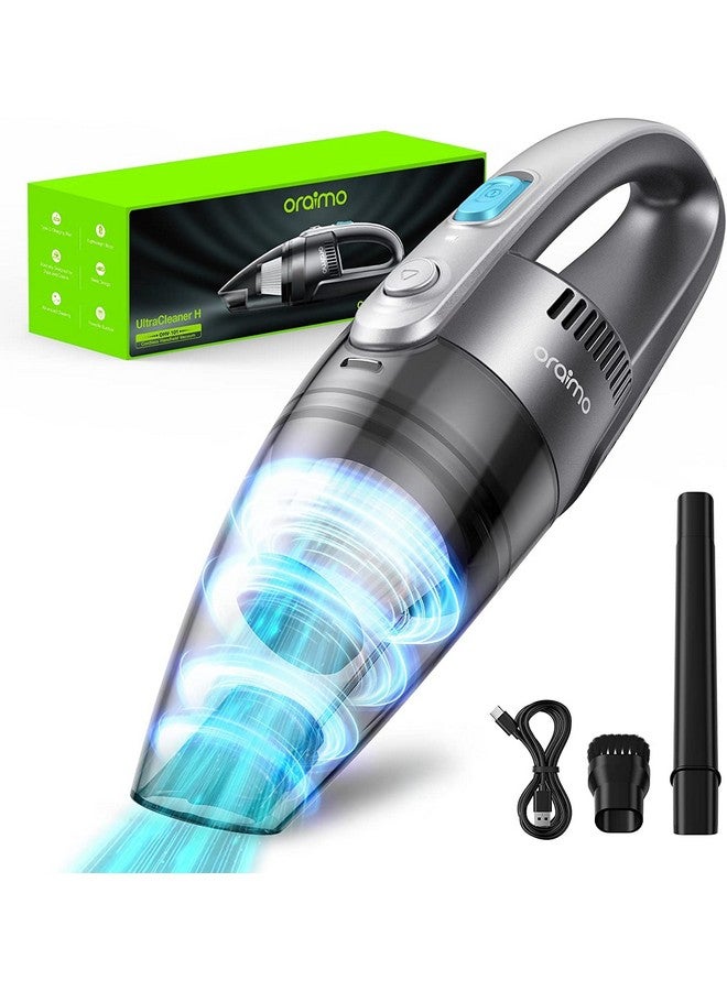 Oraimo Handheld Vacuum Cleaner for Home and Car | Powerful 120W Motor & 5.5 Kpa Suction Power | Ideal for Dust & Small Dirt Removal | Lightweight, Portable with Small Body | 2 Attachments - Image 1