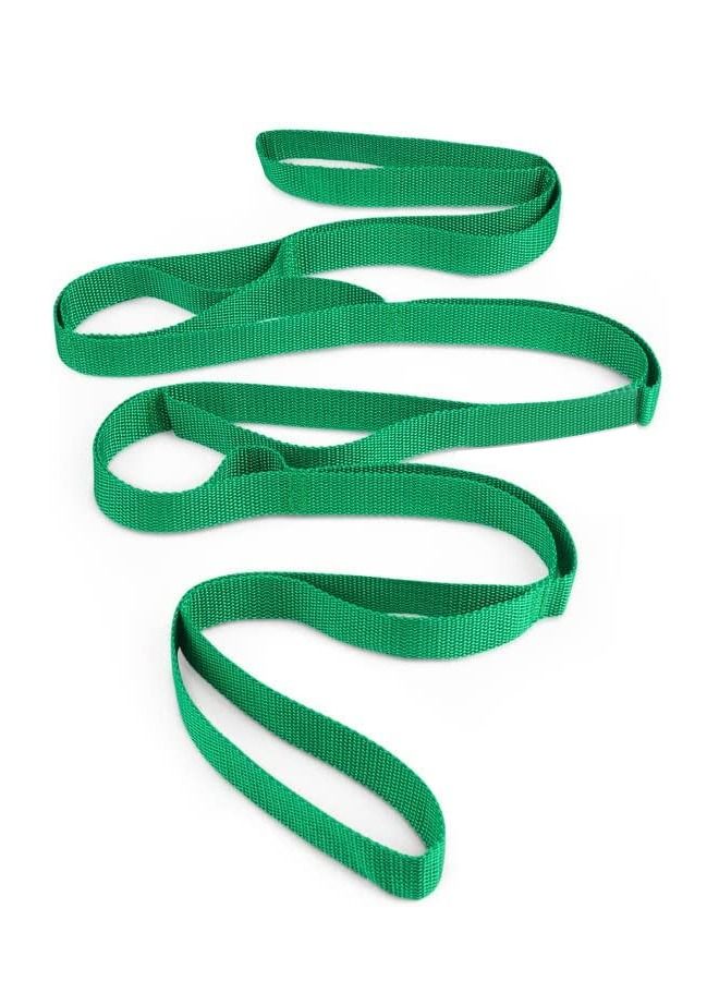 Fanski Stretching Strap Yoga Strap For Physical Therapy,10 Loops Yoga Straps For Stretching, Exercise, Stretch Band For Women & Men - Image 1