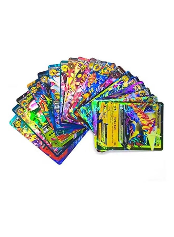 بوكيمون بطاقات طاقة EX GX Mega Trainer مكونة من 100 قطعة - متعددة الألوان 5x5x12 سم 5x5x12 سم - Image 4
