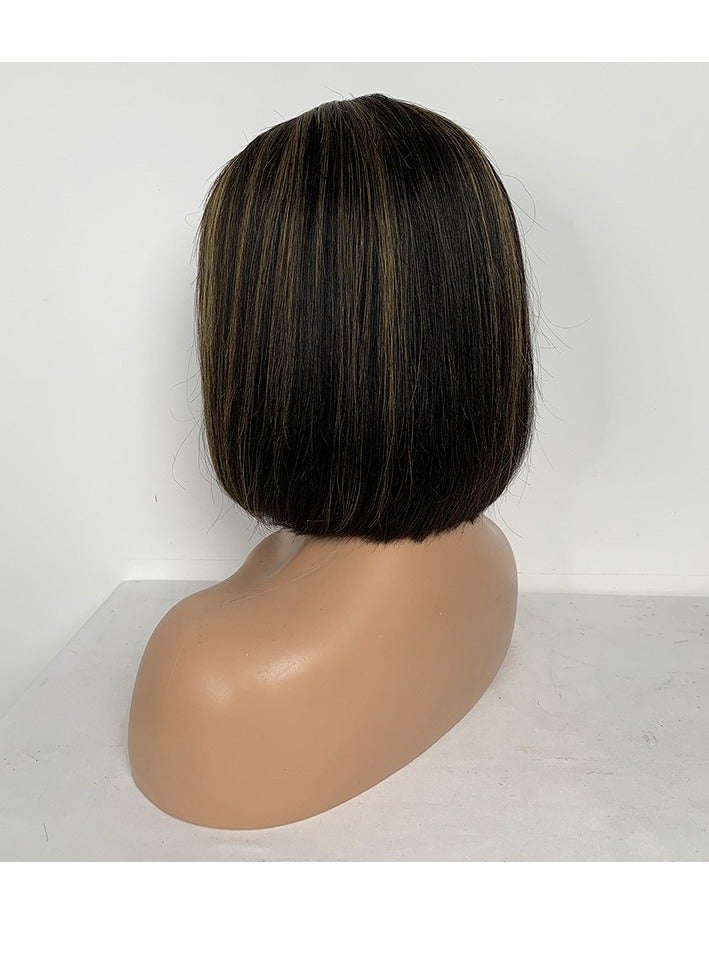 إستيل شعر مستعار قصير بوب شعر بشري 13x4 باروكة دانتيل أمامي للنساء ذوات البشرة السمراء باروكات بدون صمغ شعر بشري لون مقطوع مسبقًا رقم 11 - Image 3