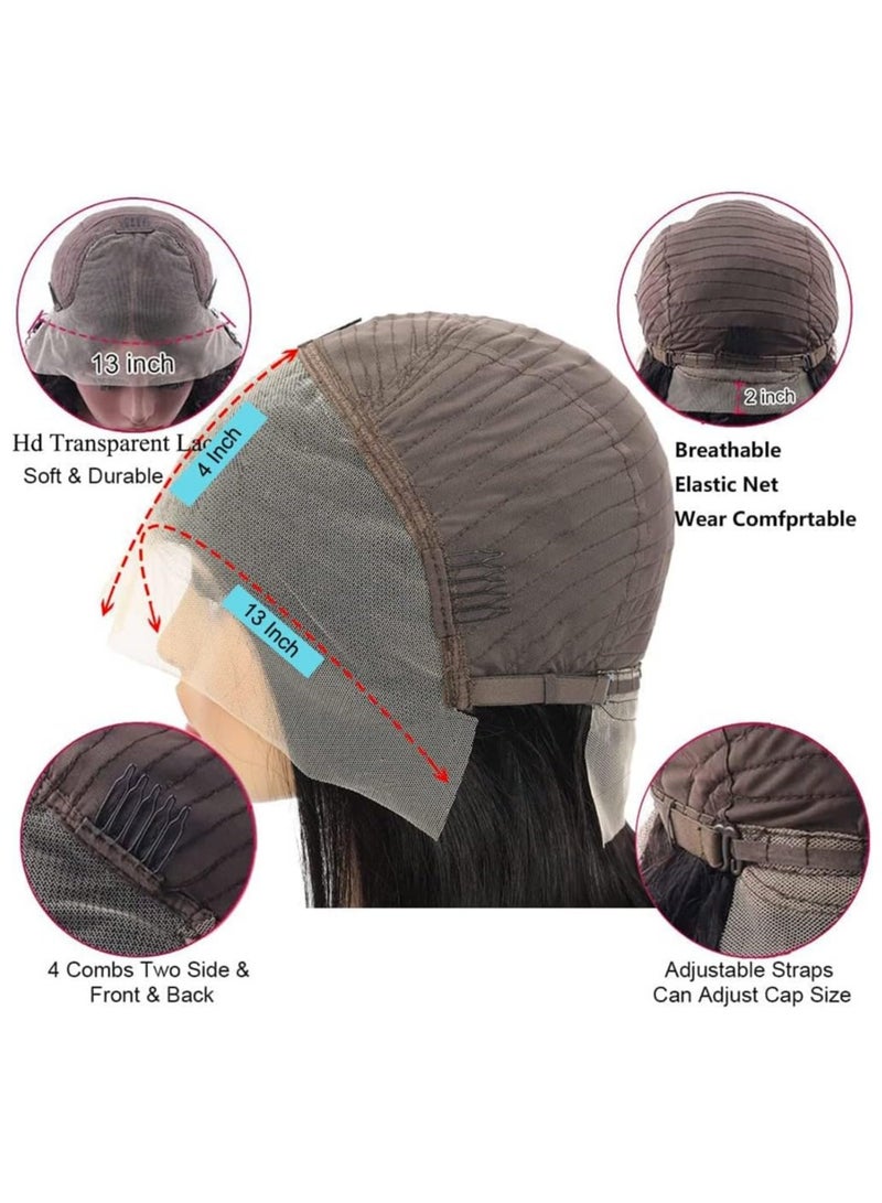 إستيل شعر مستعار قصير بوب شعر بشري 13x4 باروكة دانتيل أمامي للنساء ذوات البشرة السمراء باروكات بدون صمغ شعر بشري لون مقطوع مسبقًا رقم 11 - Image 5