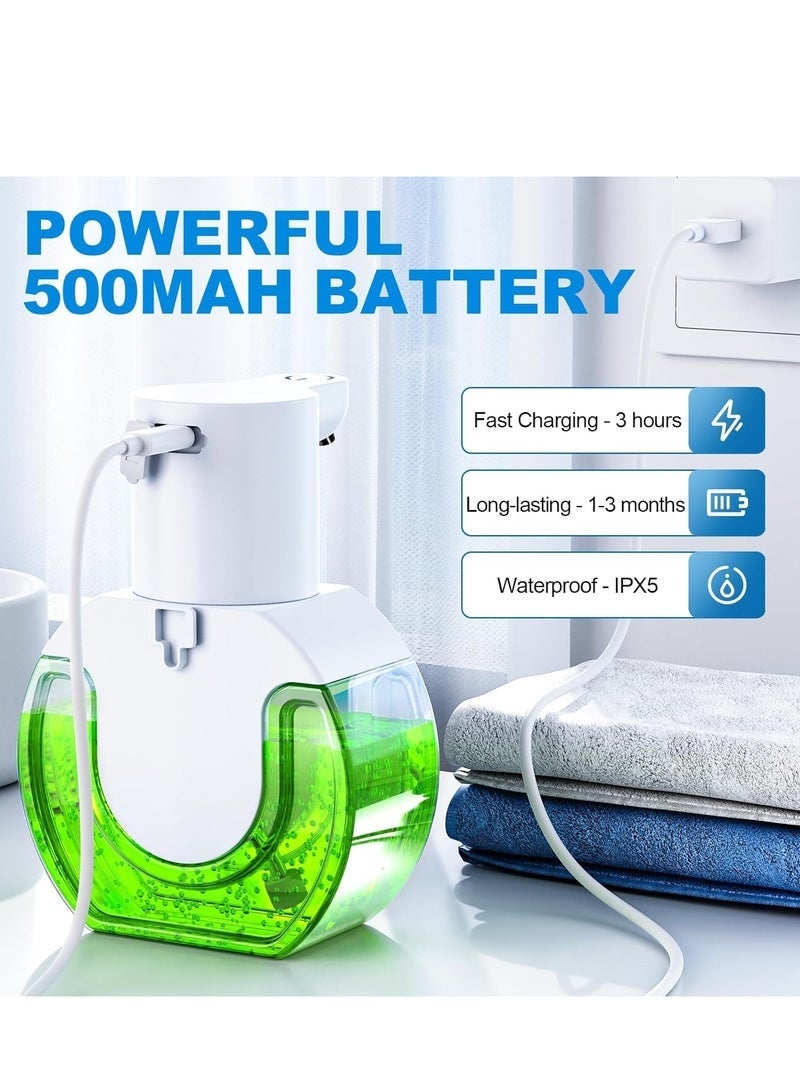 2PCS Automatic Liquid Dispenser Touchless 15oz/420ml Kitchen Dish Automatic Liquid Soap Dispenser 4 Adjustable Soap Dispensing Levels Wall Mount For Kitchen And Bathroom, Liquid Hand Soap Dispenser - Image 4