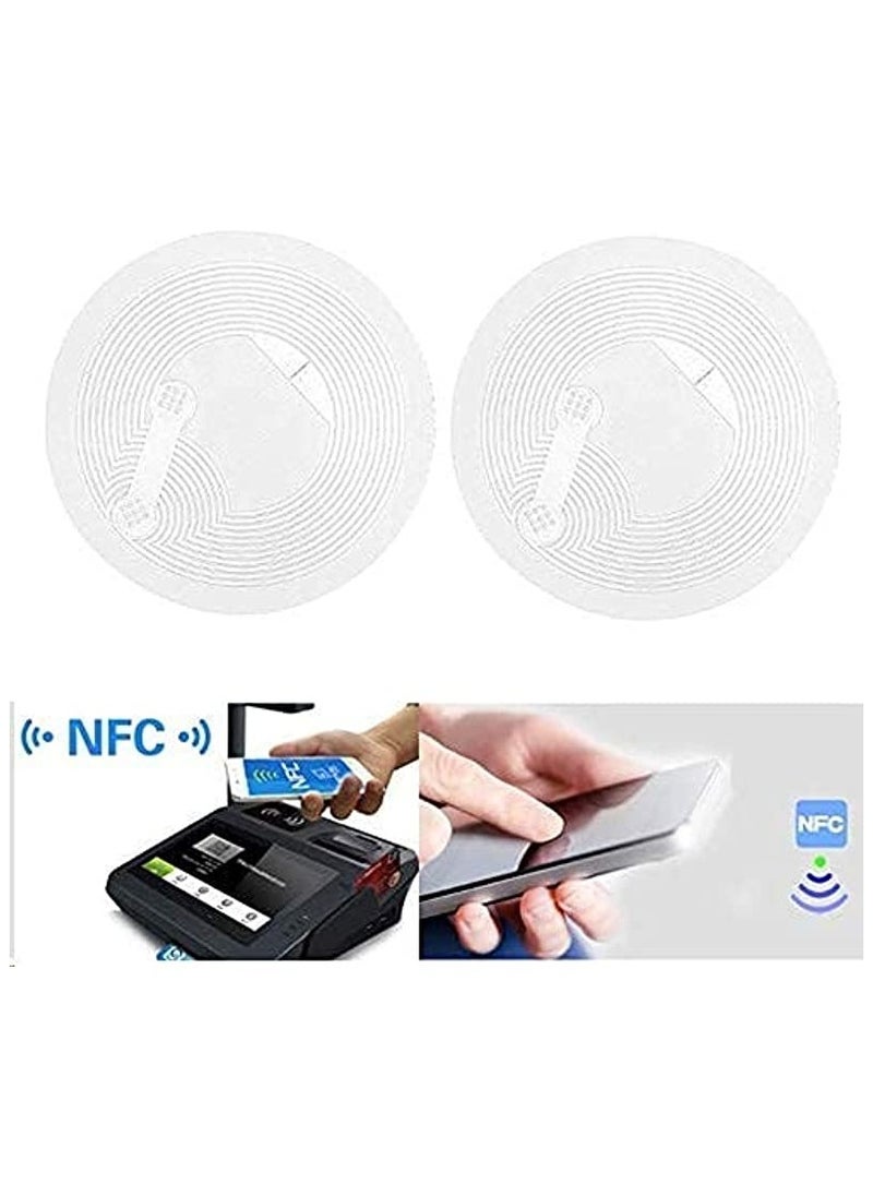 Excefore 30pcs x NTaG213 NFC Tags & Stickers compatible with NFC-enabled smartphones and devices  - Image 5