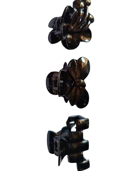 advancedestore Korean Clutchers Small Hair Claw ClipsHair Jaw ClipsHair Accessories for Thin HairStrong Hold Hair Clip for Women and Girls Set of9 - Image 3