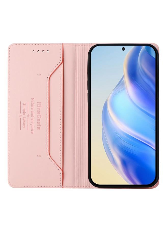 S-TOP Case For Samsung Galaxy A13 5G / 4G RC01 Dual-Folded Magnetic Suction RFID Leather Phone Case - Image 3