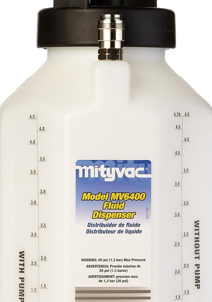 Mva576 Fluid Reservoir With Lid, 1.2 Gallon Capacity
